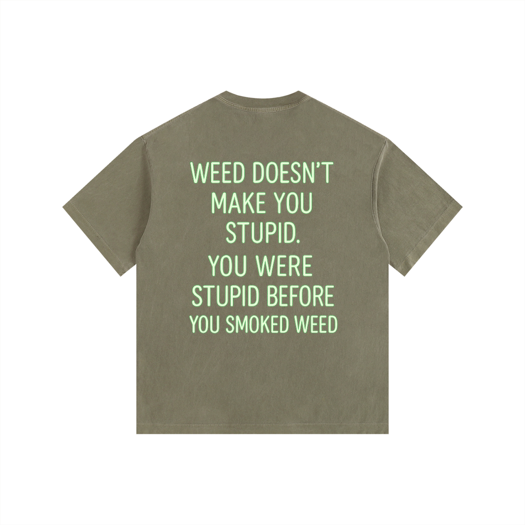 Vintage Washed Oversized Cotton T-Shirt