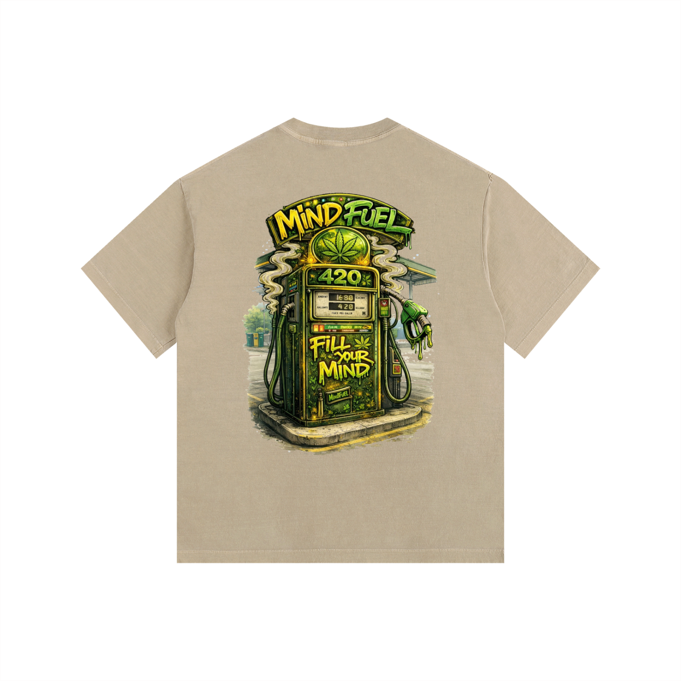 Vintage Washed Oversized Cotton T-Shirt