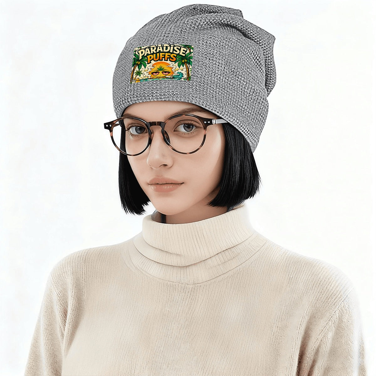 Waffle Knit Pullover Hat