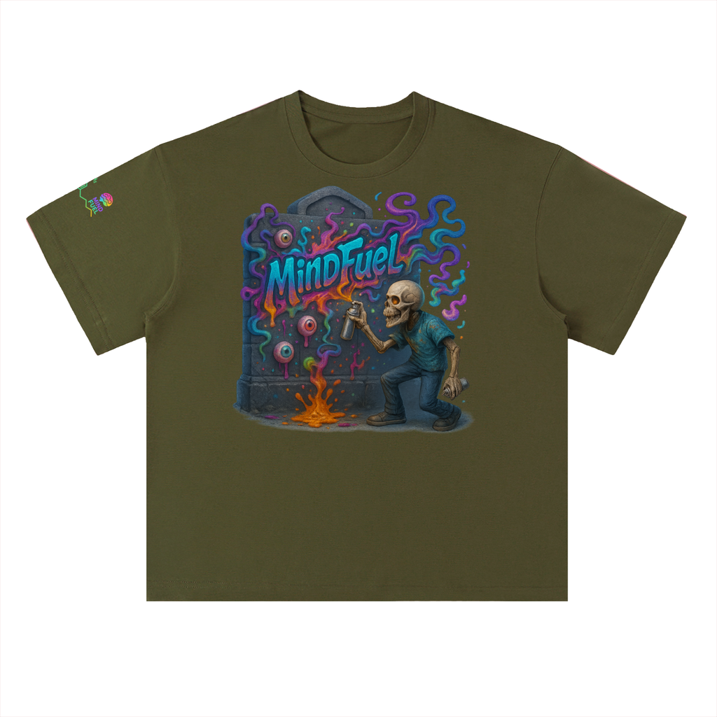 Heavyweight Drop Shoulder Cotton T-Shirt