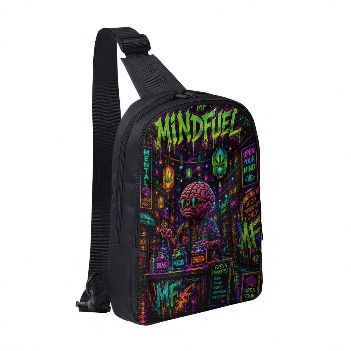 Double Layer CrossBody Bag Chest Bag