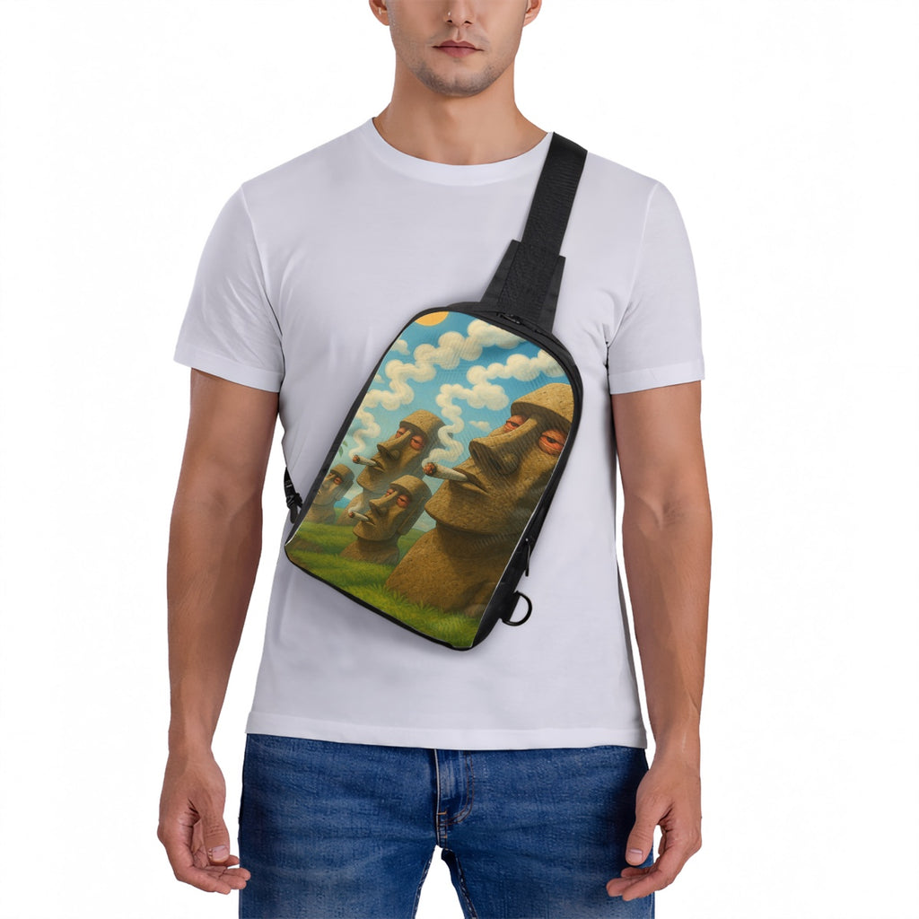 Double Layer CrossBody Bag Chest Bag
