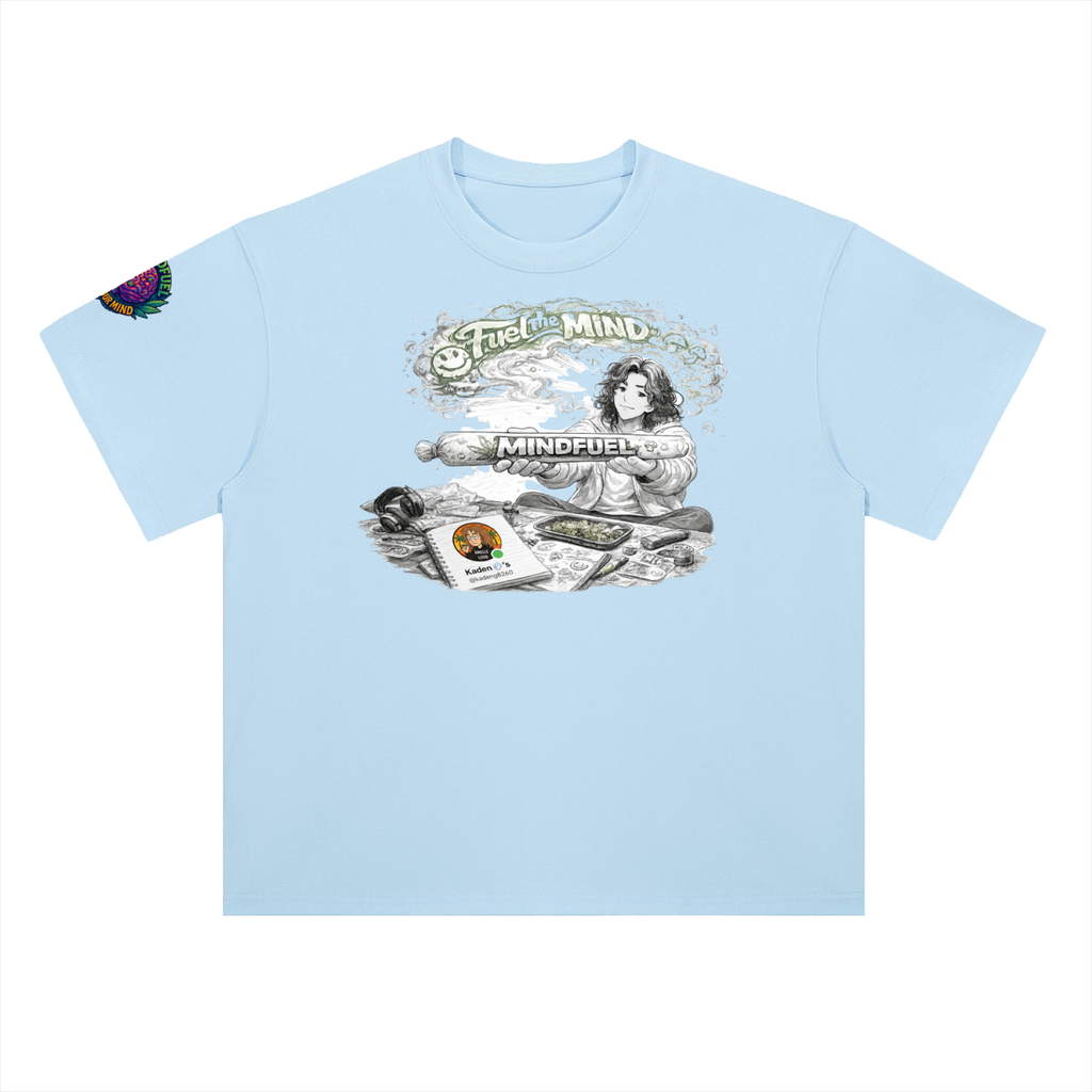 Heavyweight Drop Shoulder Cotton T-Shirt