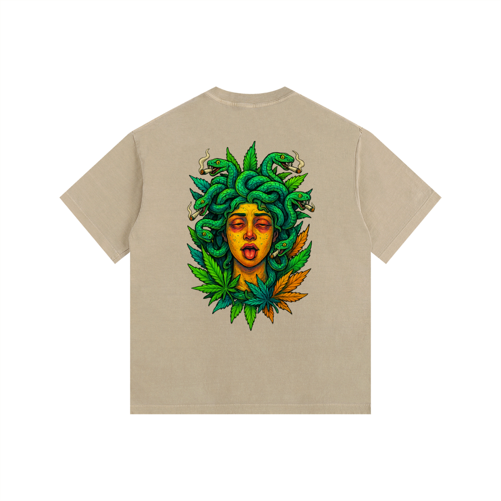 Vintage Washed Oversized Cotton T-Shirt