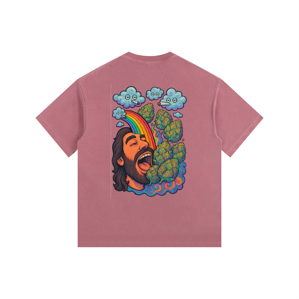 Vintage Washed Oversized Cotton T-Shirt
