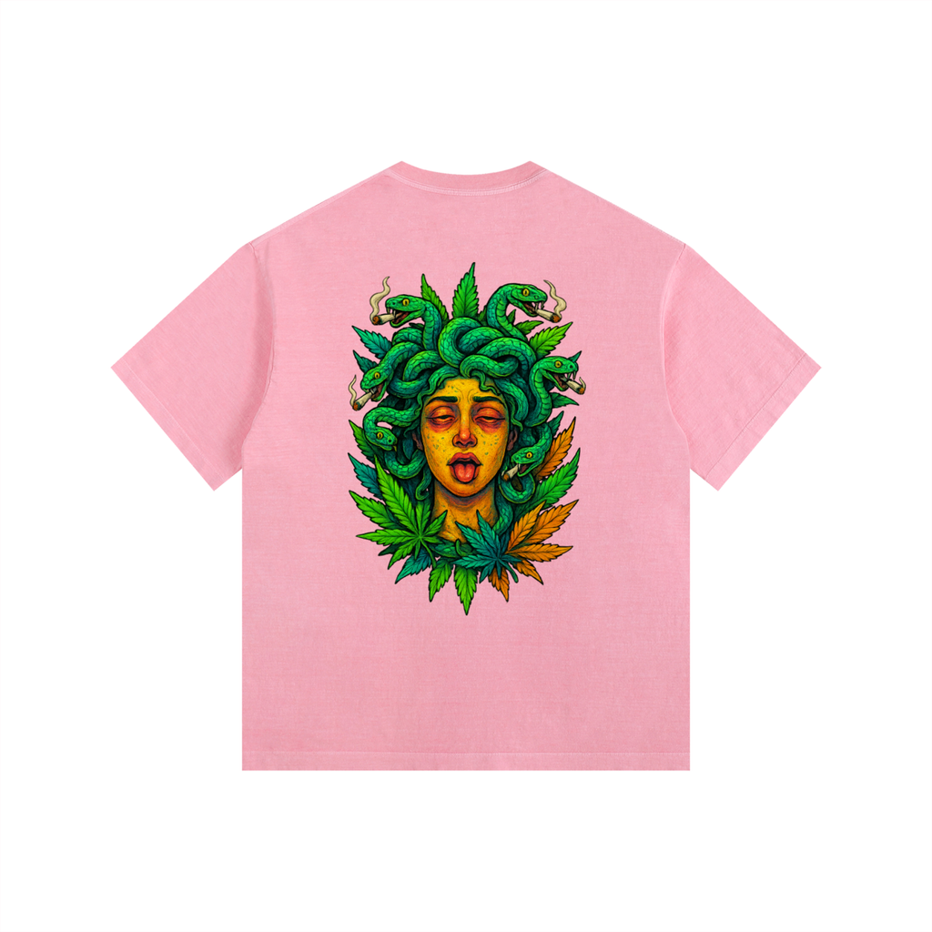 Vintage Washed Oversized Cotton T-Shirt