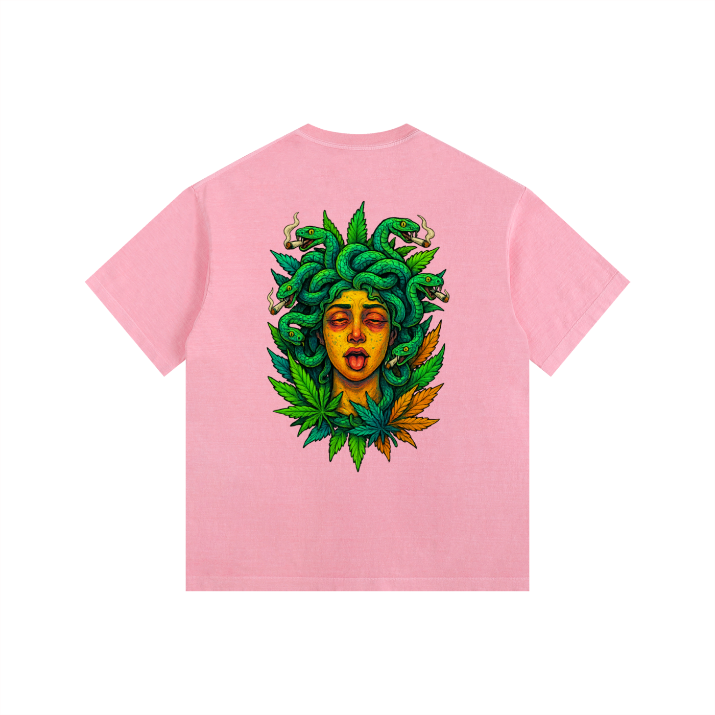 Vintage Washed Oversized Cotton T-Shirt