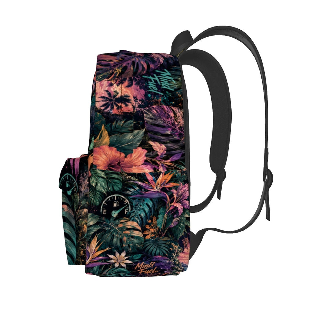 Large Capacity Oxford Backpack with Cloth Side Pockets