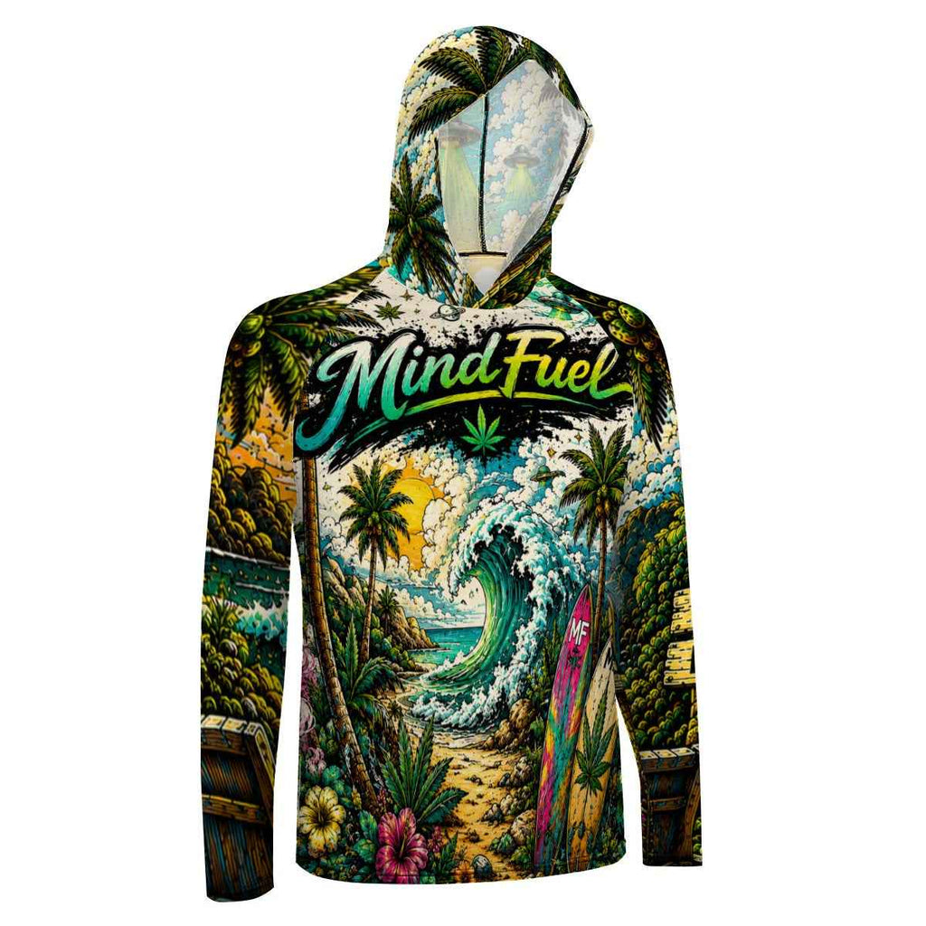 Men's Sun Shirt Ice Silk Hooded Tee
