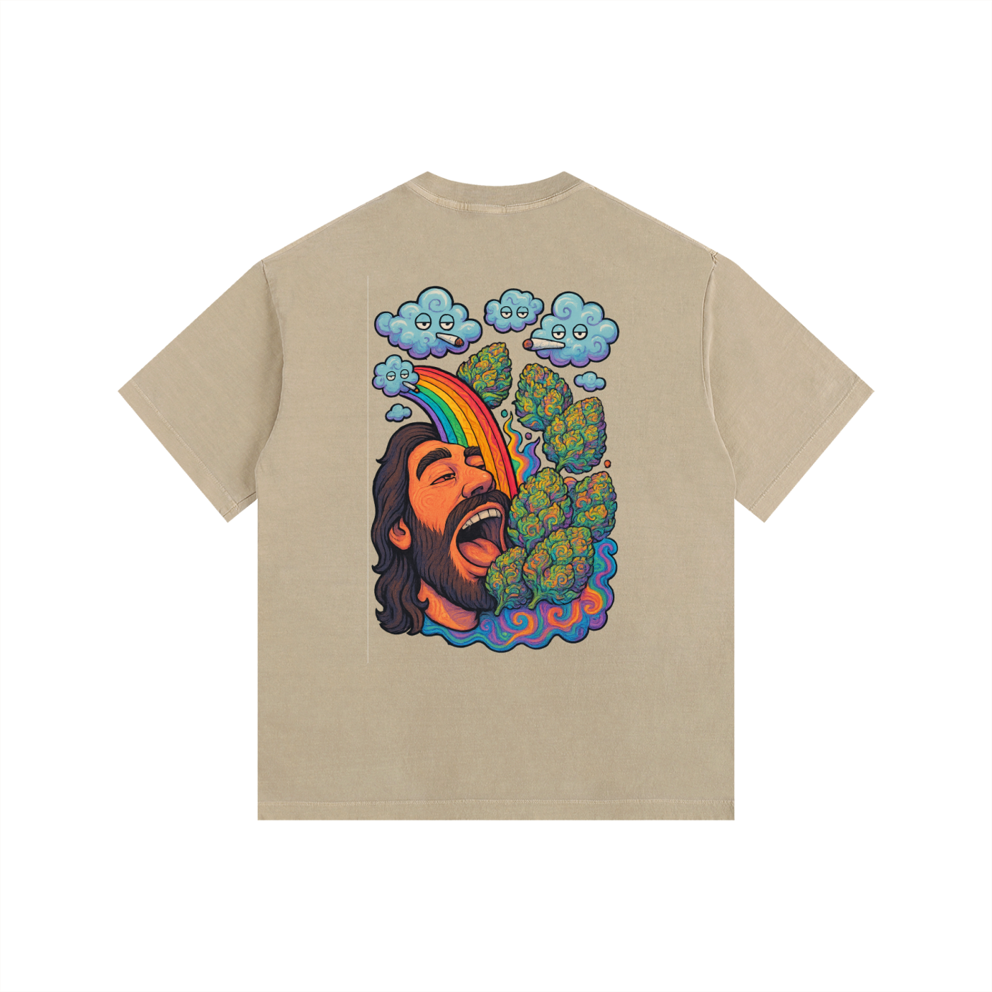 Vintage Washed Oversized Cotton T-Shirt
