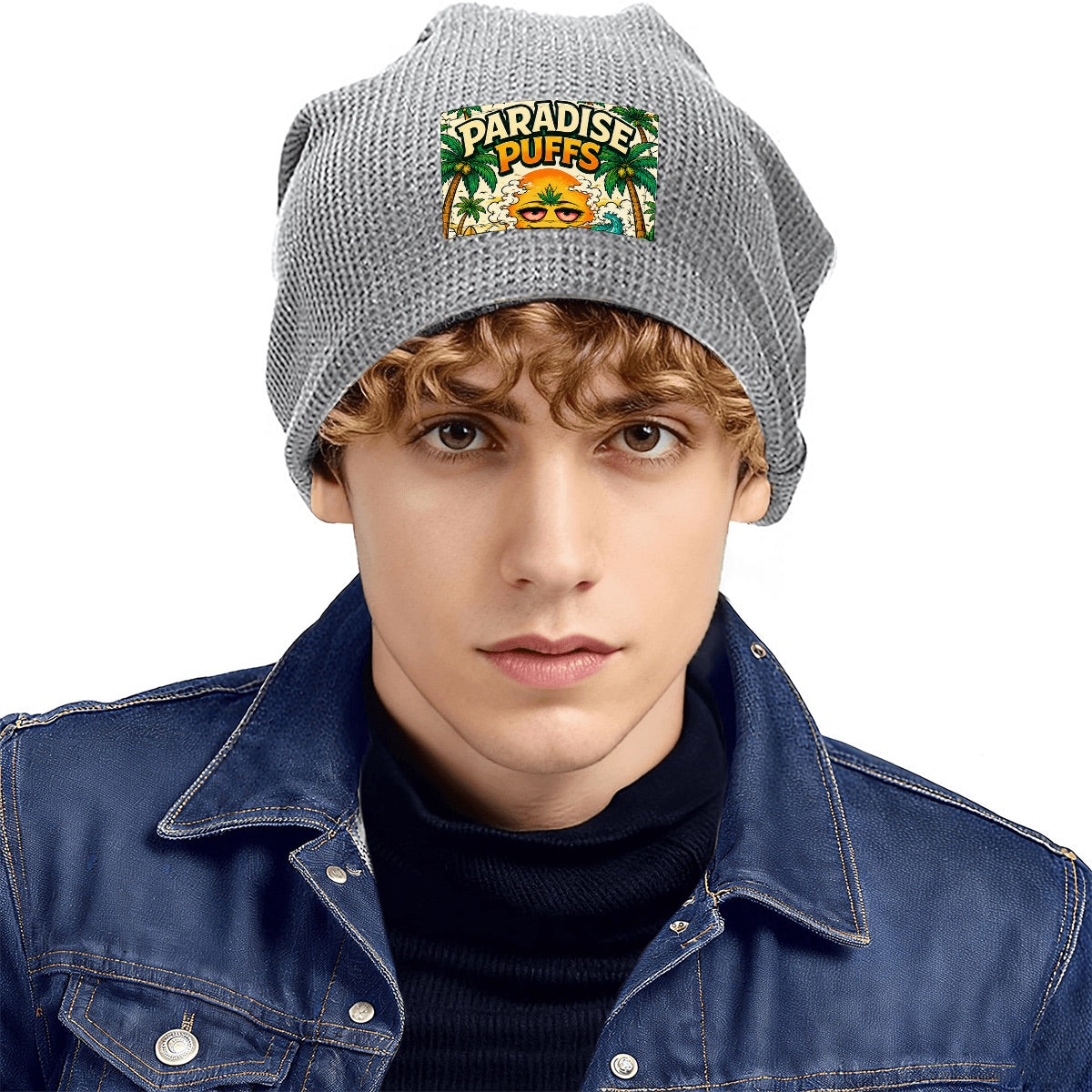 Waffle Knit Pullover Hat