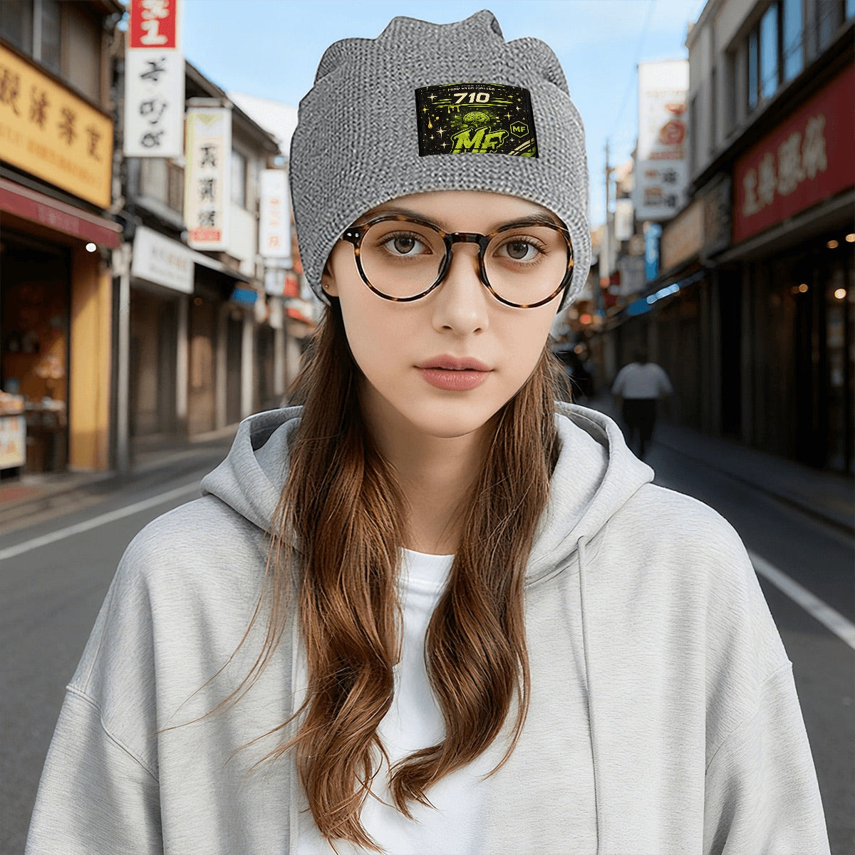 Waffle Knit Pullover Hat