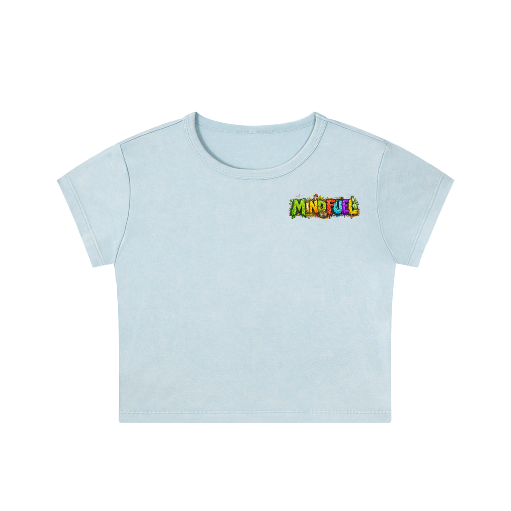 Snow Washed Crop Top