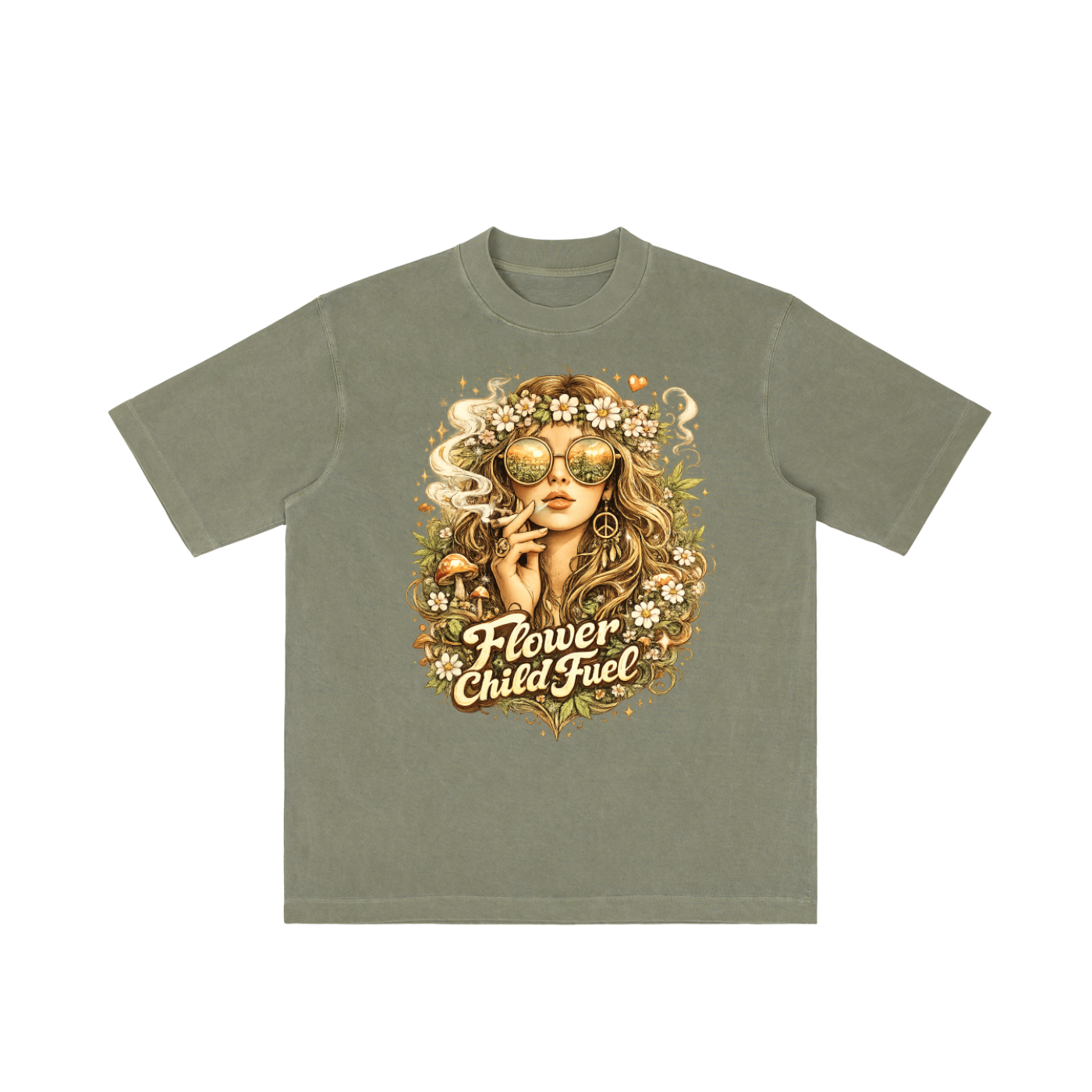 Vintage Wash Drop Shoulder T-shirt