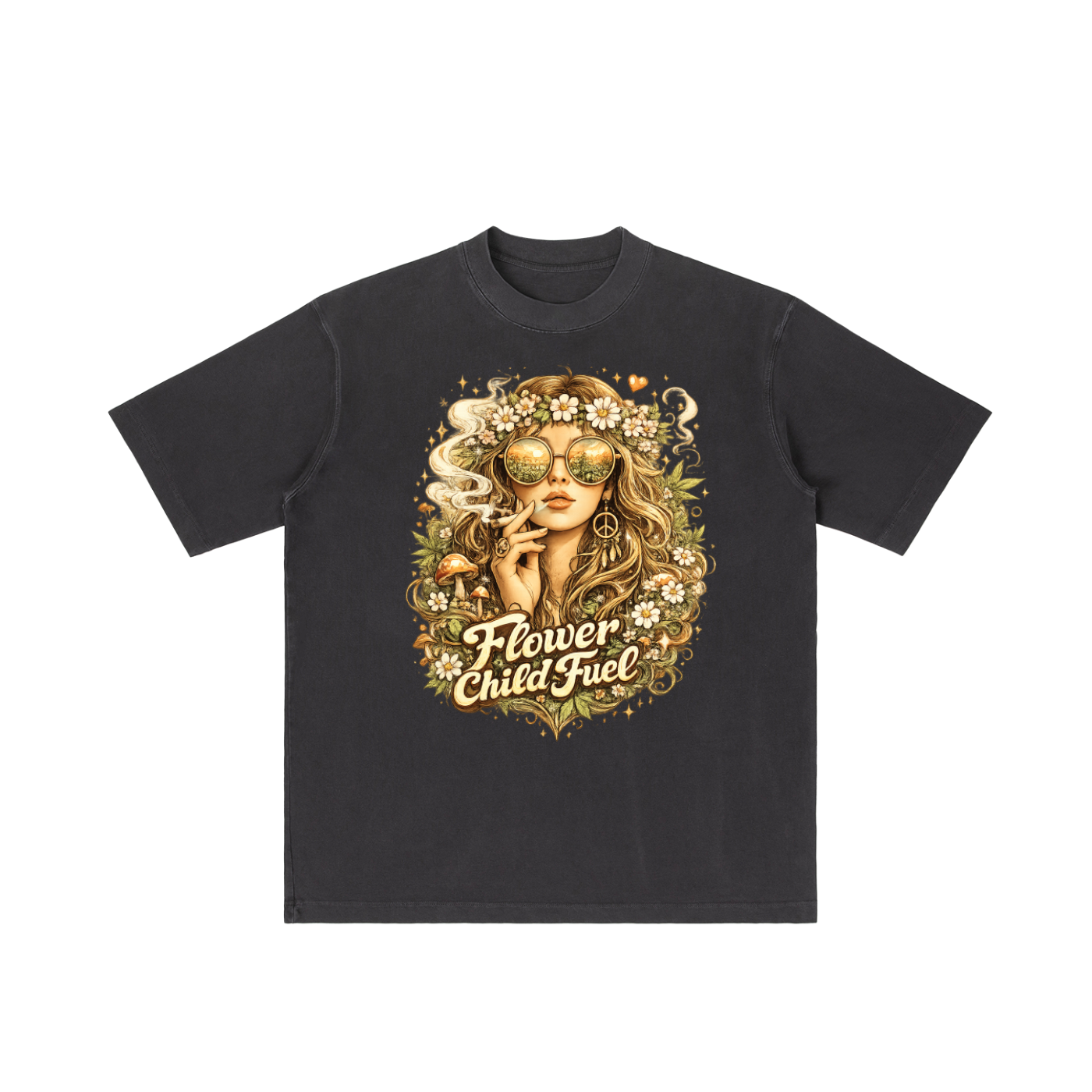 Vintage Wash Drop Shoulder T-shirt