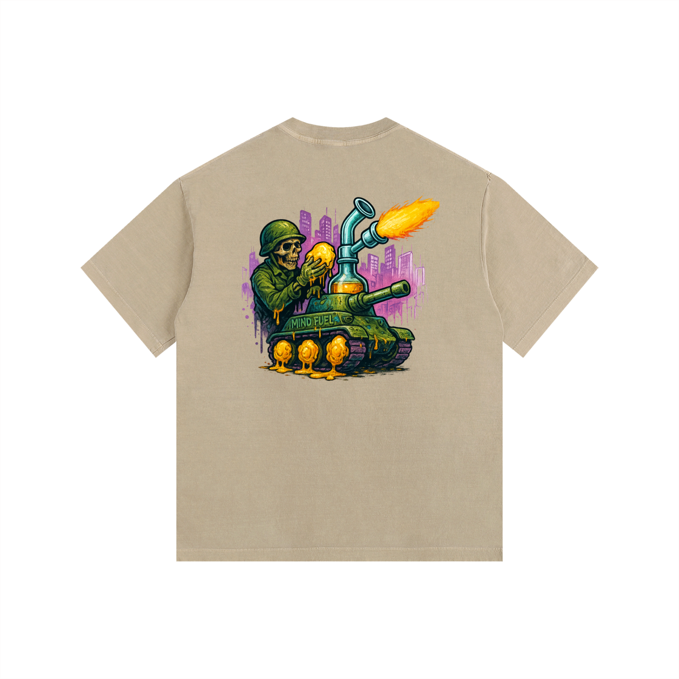 Vintage Washed Oversized Cotton T-Shirt