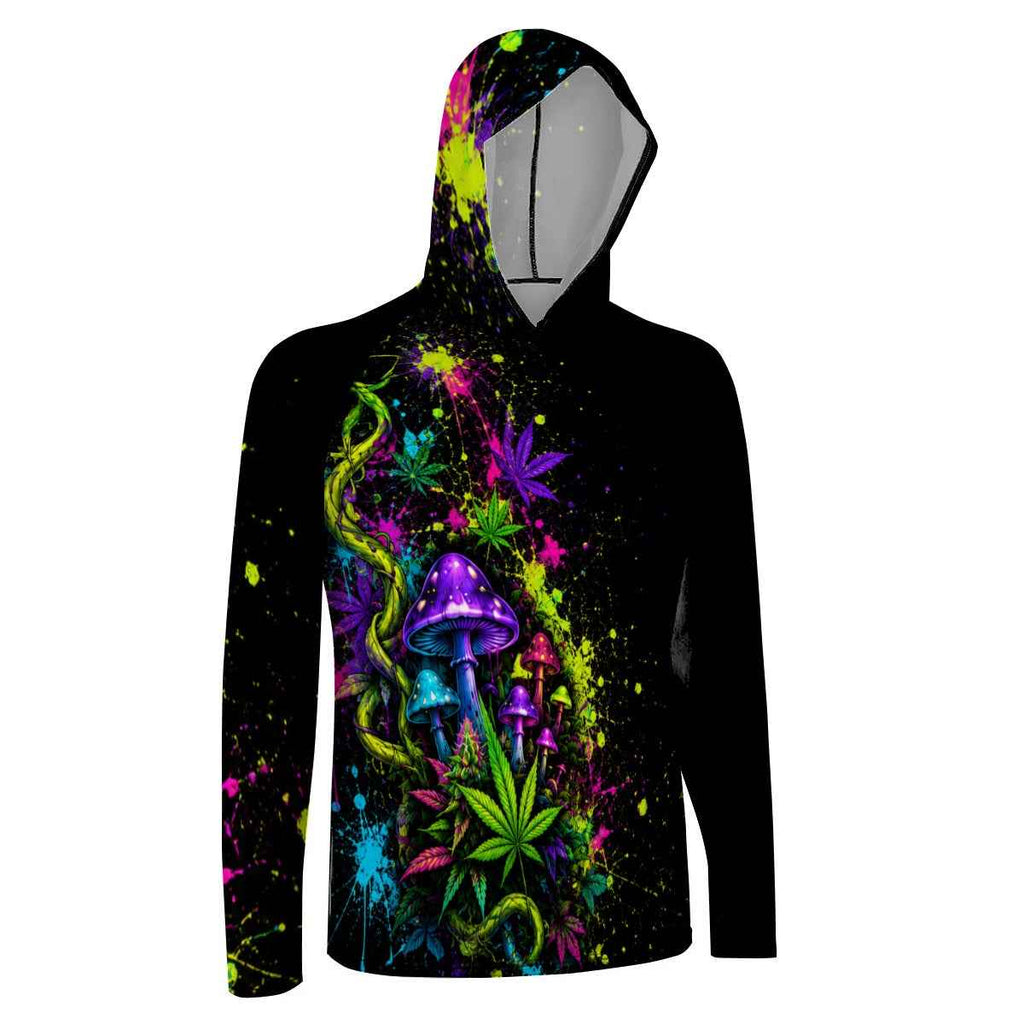 Men's Sun Shirt Ice Silk Hooded Tee