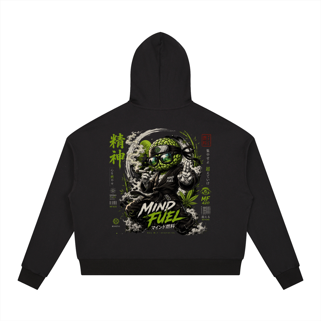 Contrast Drawstring Hoodie