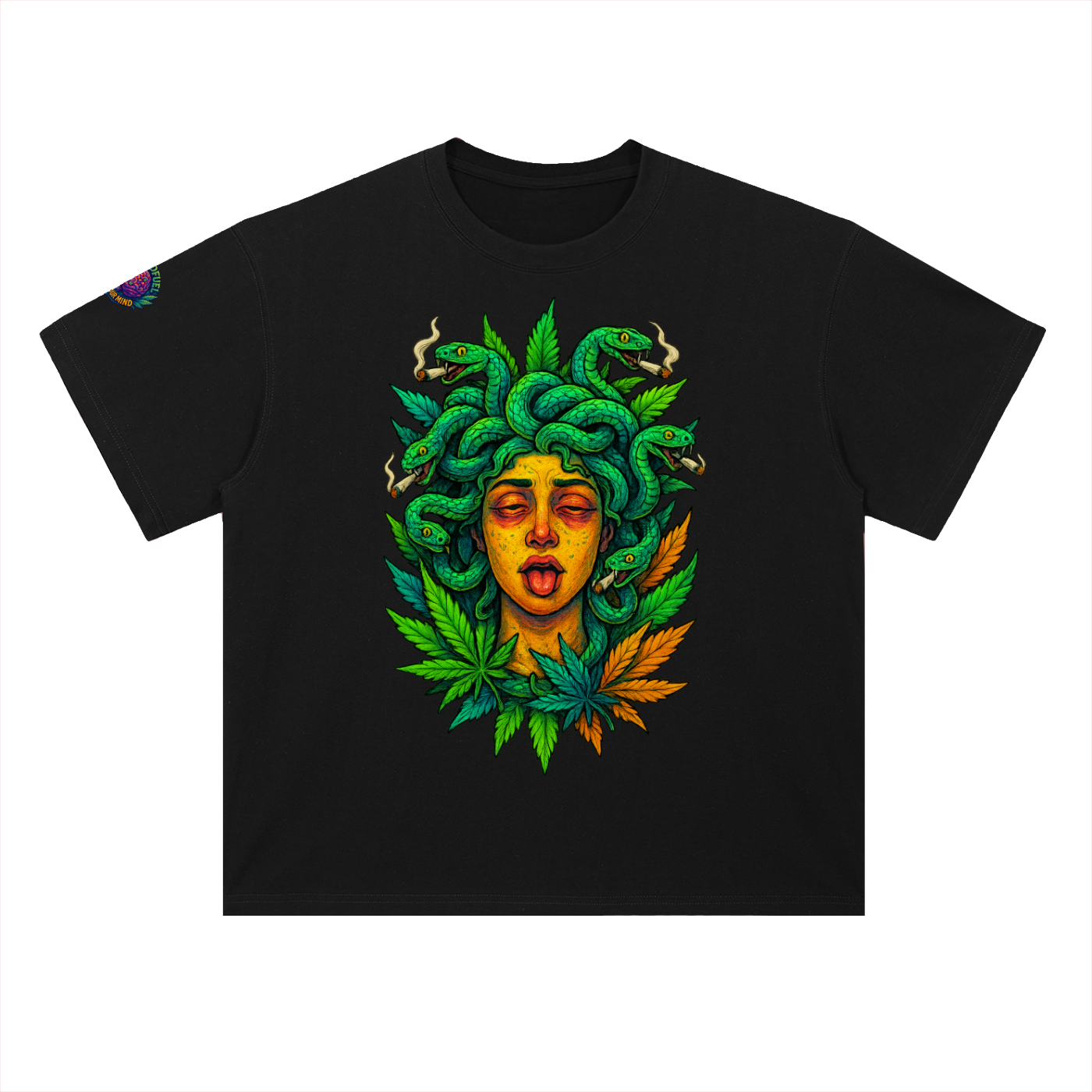 Heavyweight Drop Shoulder Cotton T-Shirt