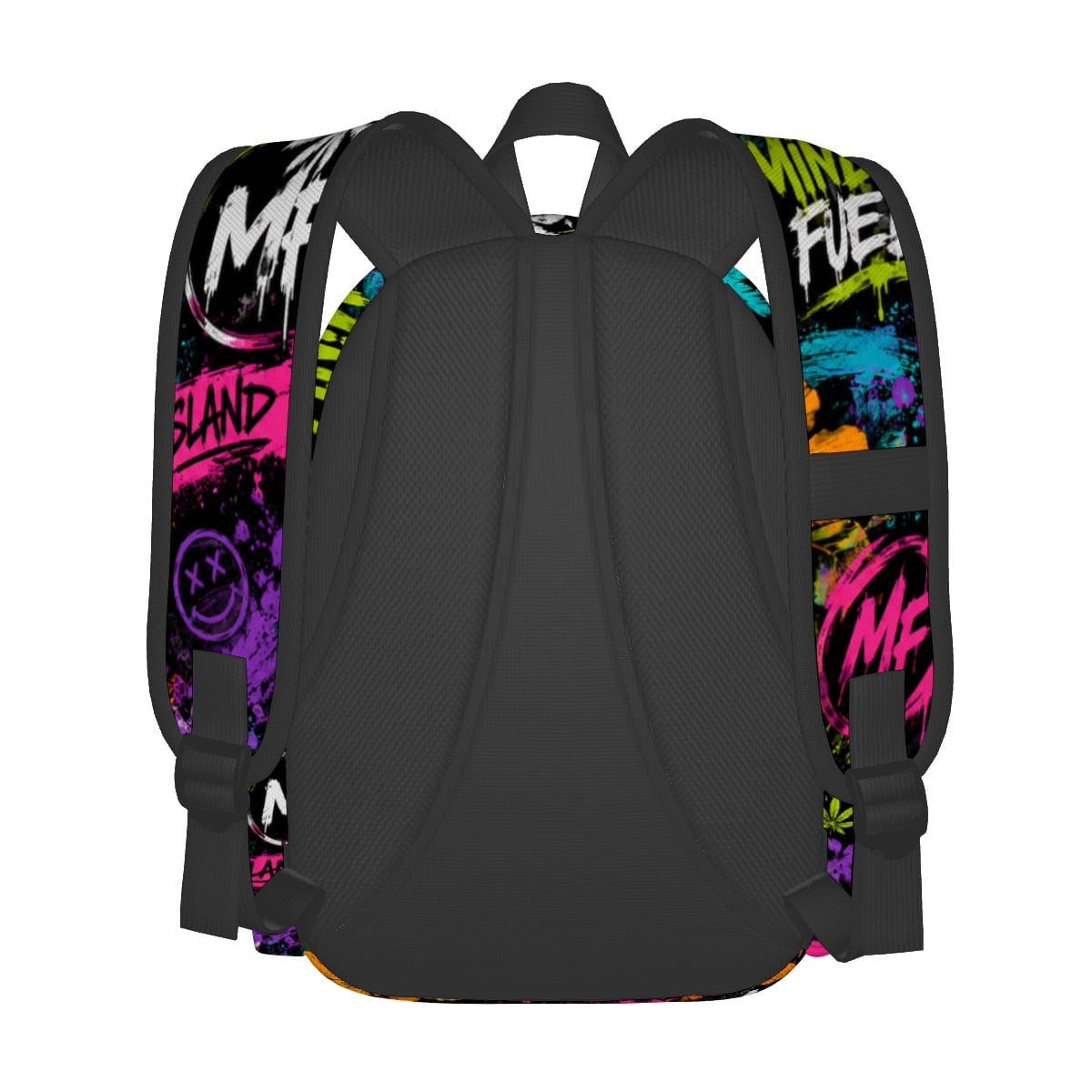 Large Capacity Oxford Backpack with Cloth Side Pockets
