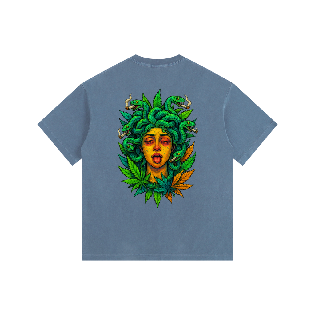 Vintage Washed Oversized Cotton T-Shirt