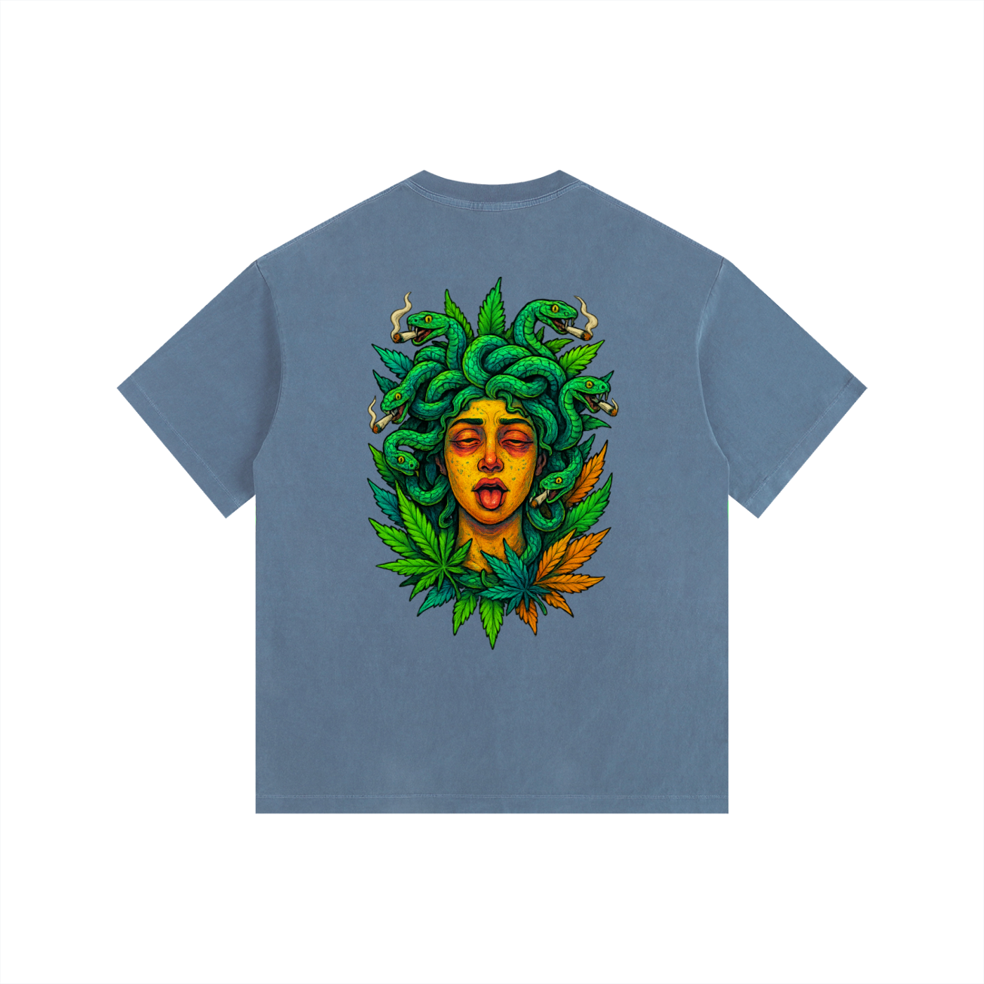 Vintage Washed Oversized Cotton T-Shirt