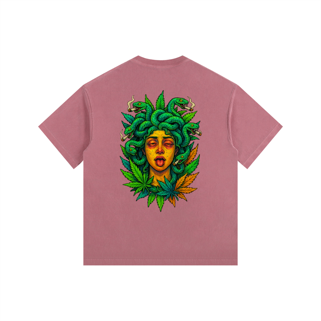 Vintage Washed Oversized Cotton T-Shirt