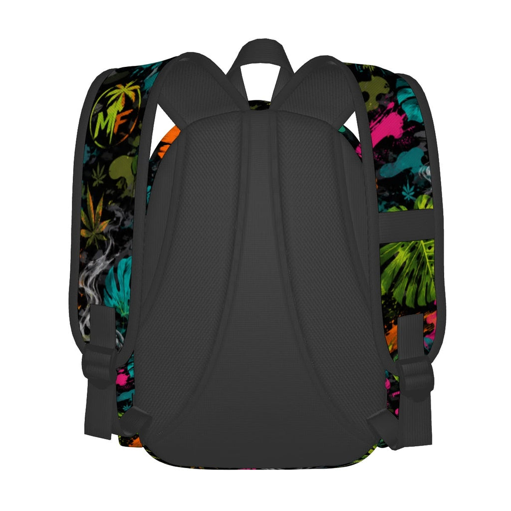 Large Capacity Oxford Backpack with Cloth Side Pockets