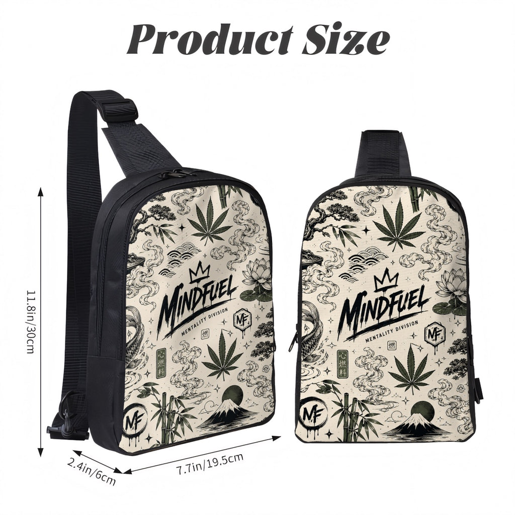 Double Layer CrossBody Bag Chest Bag