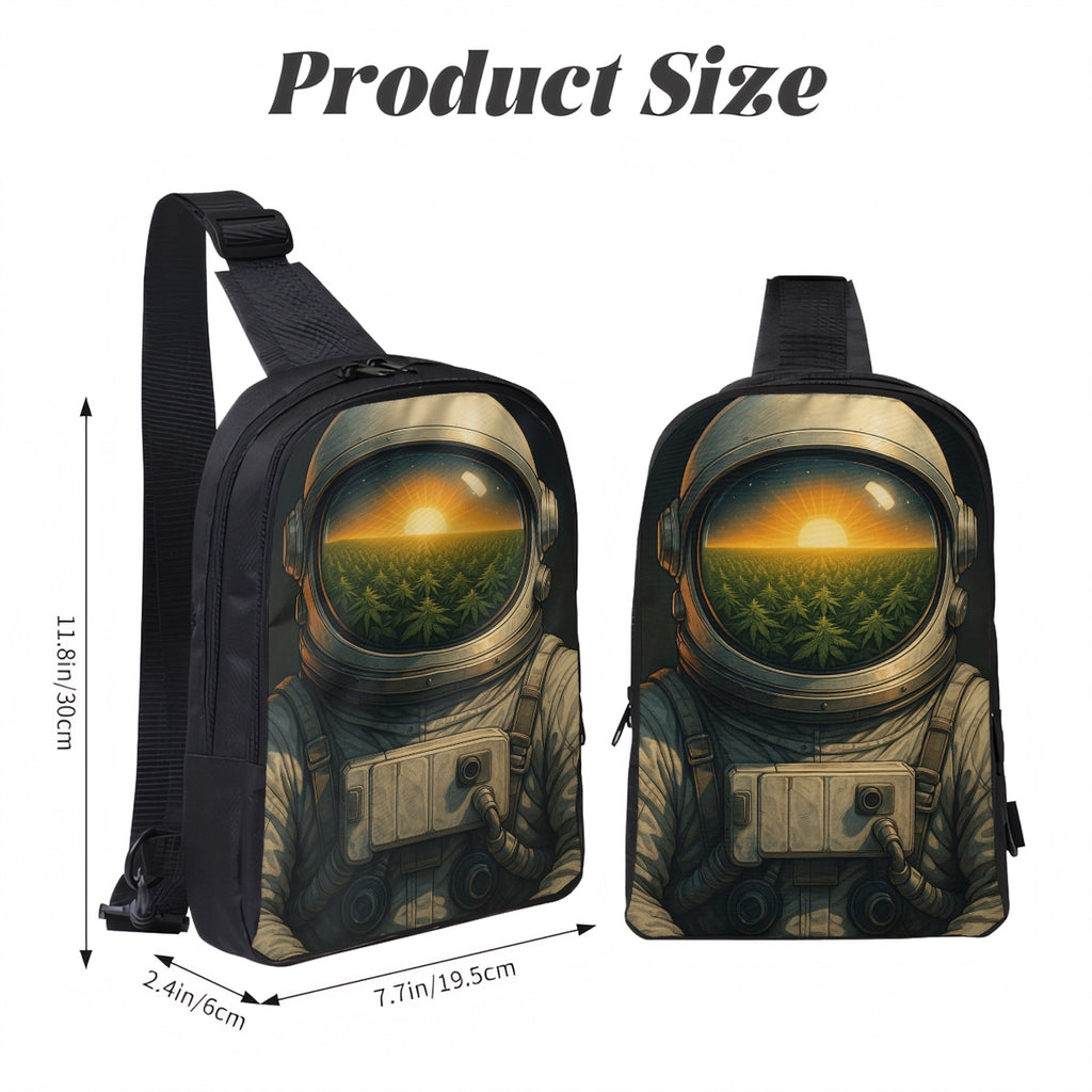 Double Layer CrossBody Bag Chest Bag