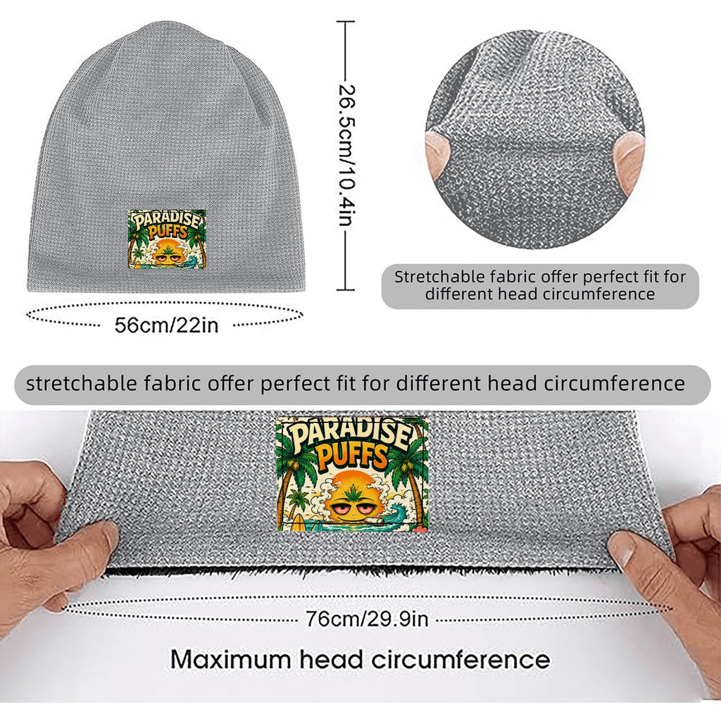 Waffle Knit Pullover Hat