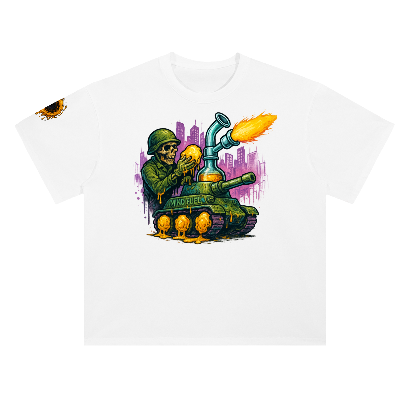 Heavyweight Drop Shoulder Cotton T-Shirt