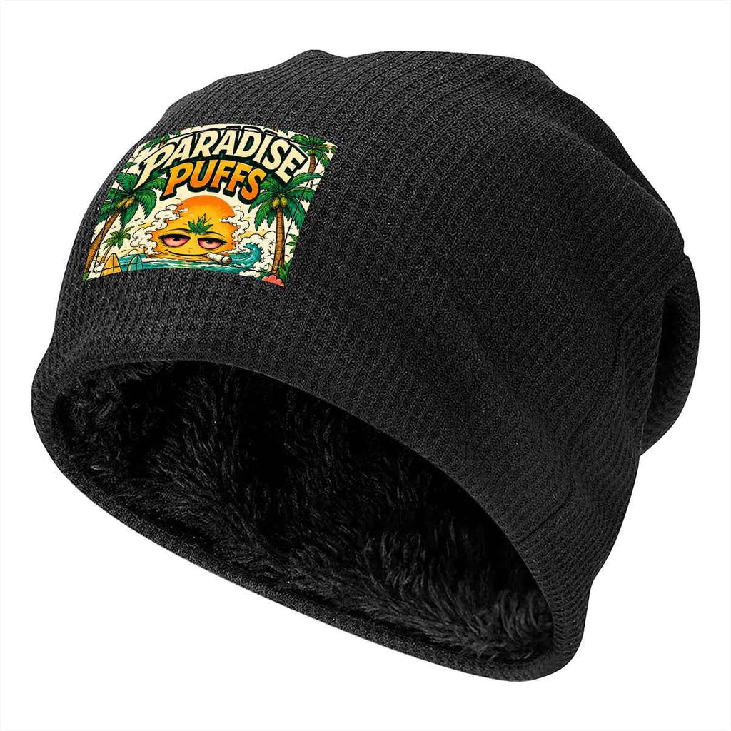 Waffle Knit Pullover Hat