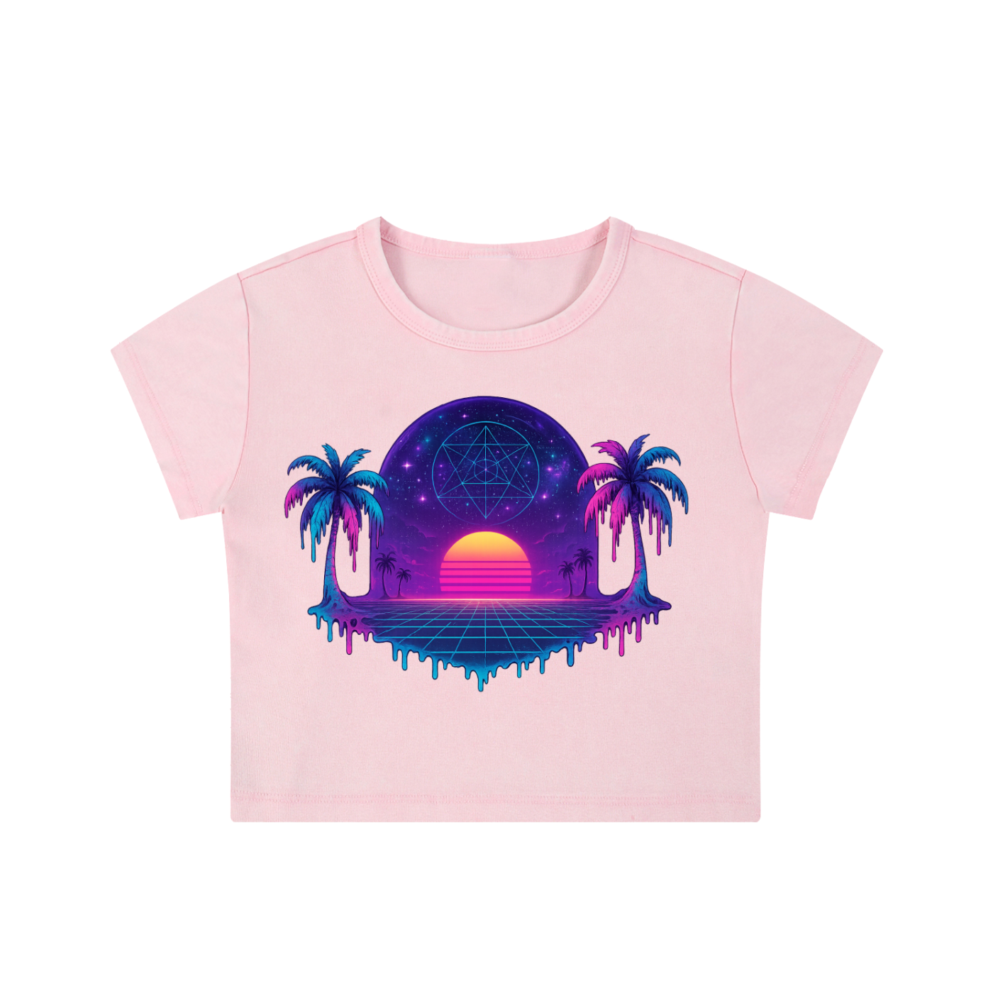 Snow Washed Crop Top