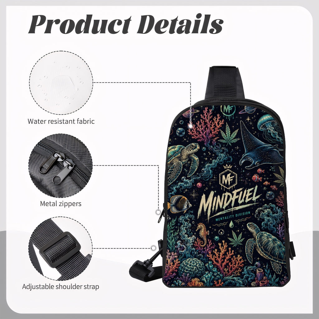 Double Layer CrossBody Bag Chest Bag