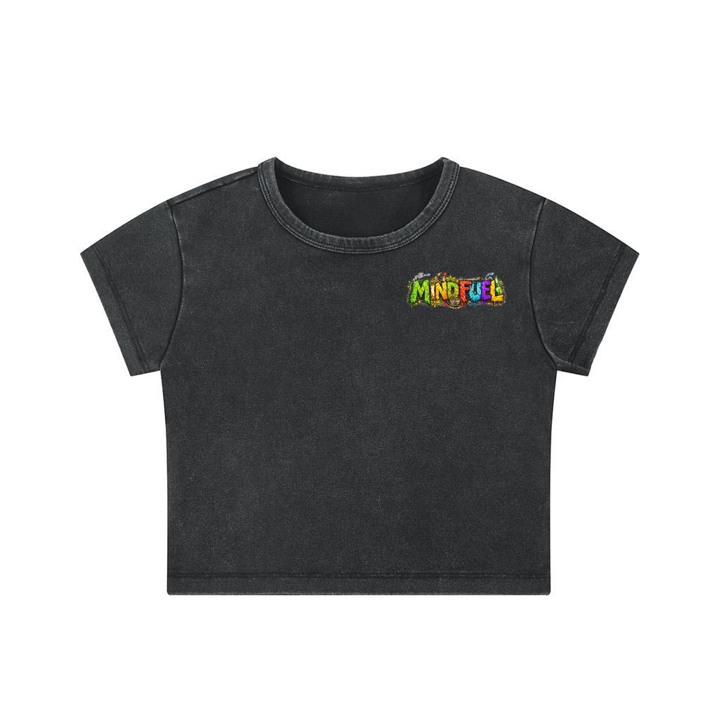 Snow Washed Crop Top