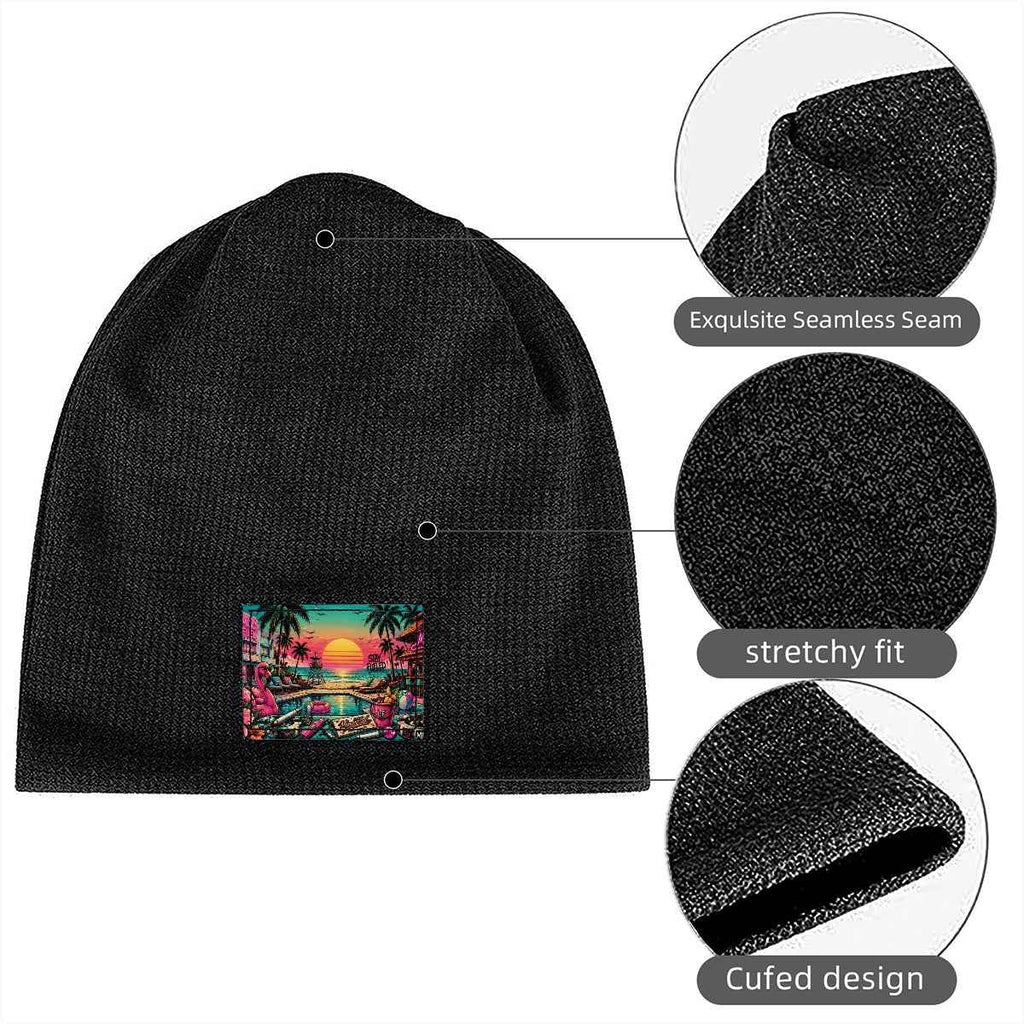 Waffle Knit Pullover Hat