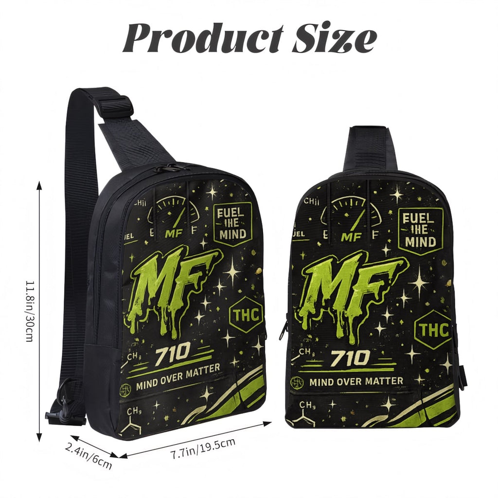 Double Layer CrossBody Bag Chest Bag