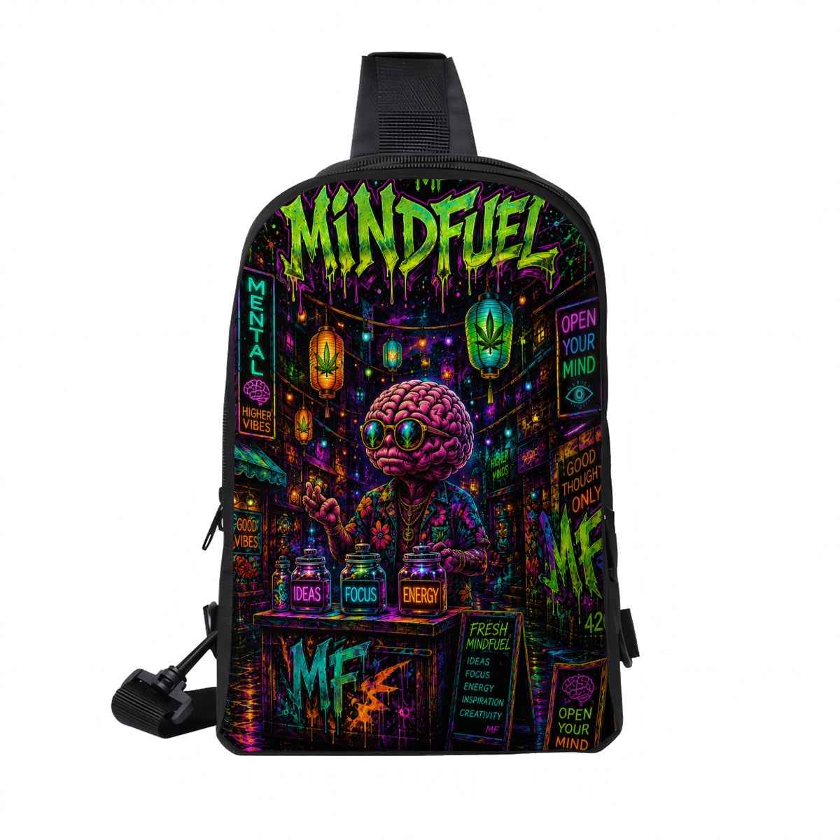 Double Layer CrossBody Bag Chest Bag