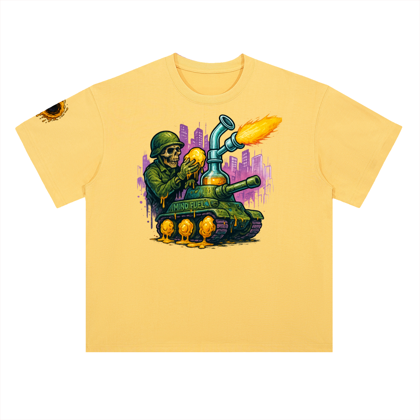 Heavyweight Drop Shoulder Cotton T-Shirt