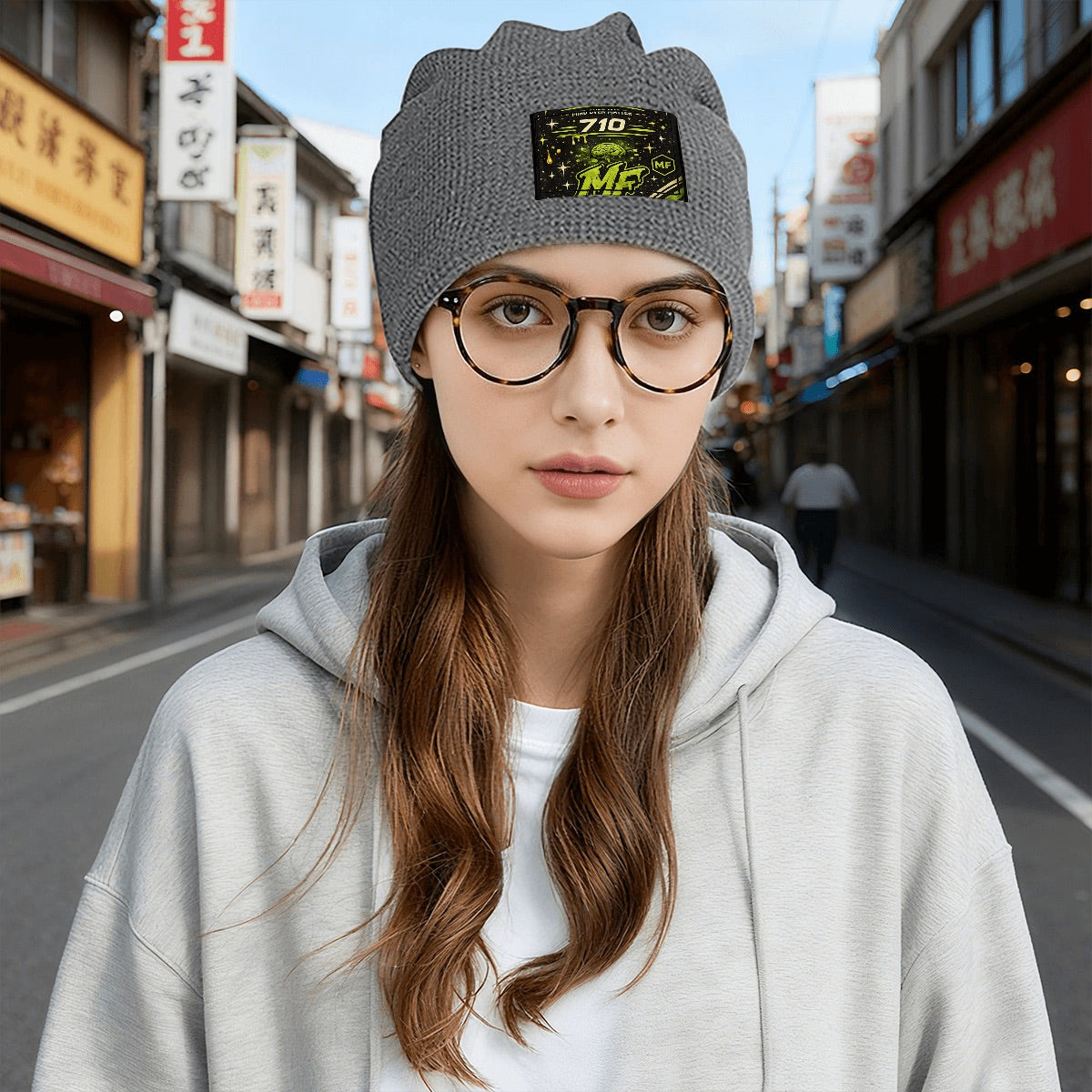 Waffle Knit Pullover Hat