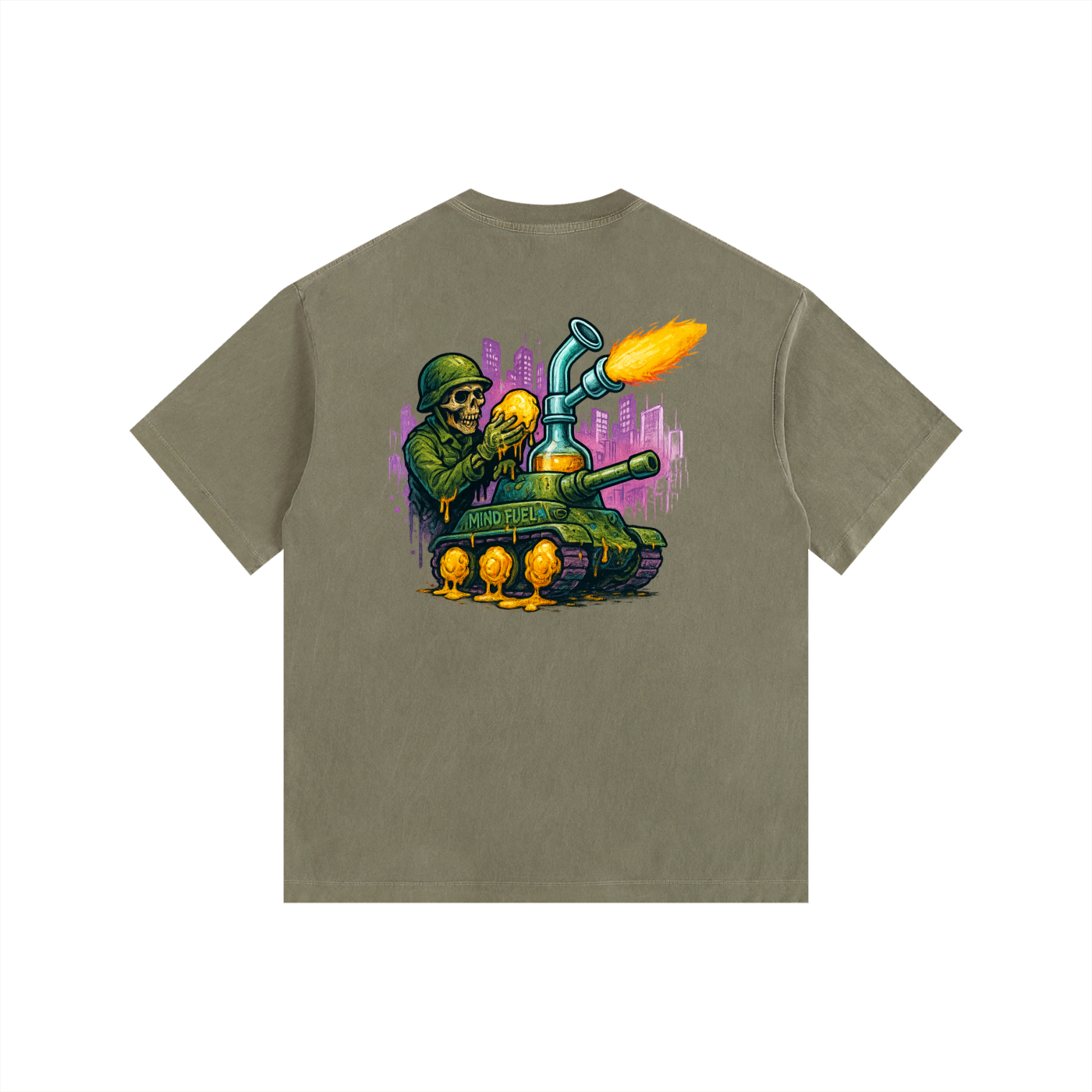 Vintage Washed Oversized Cotton T-Shirt