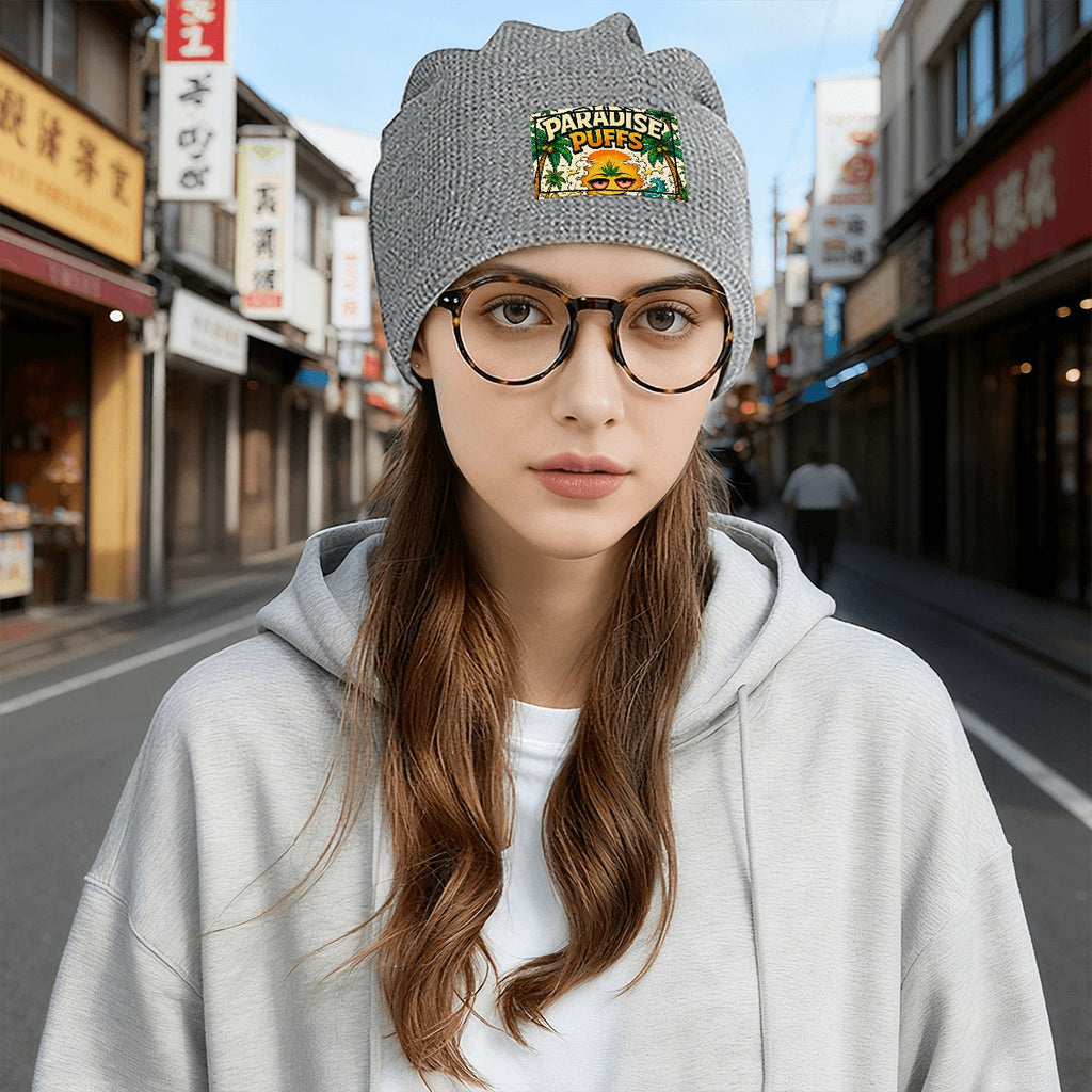 Waffle Knit Pullover Hat