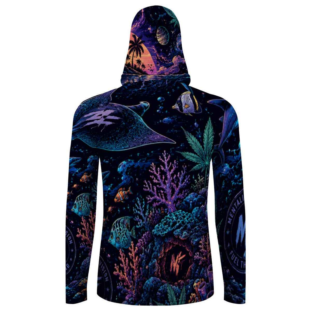 Men's Sun Shirt Ice Silk Hooded Tee