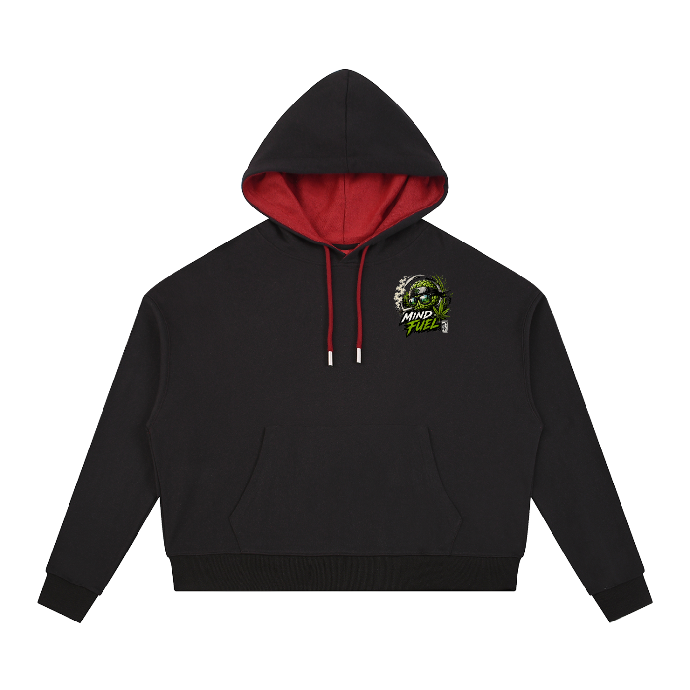 Contrast Drawstring Hoodie