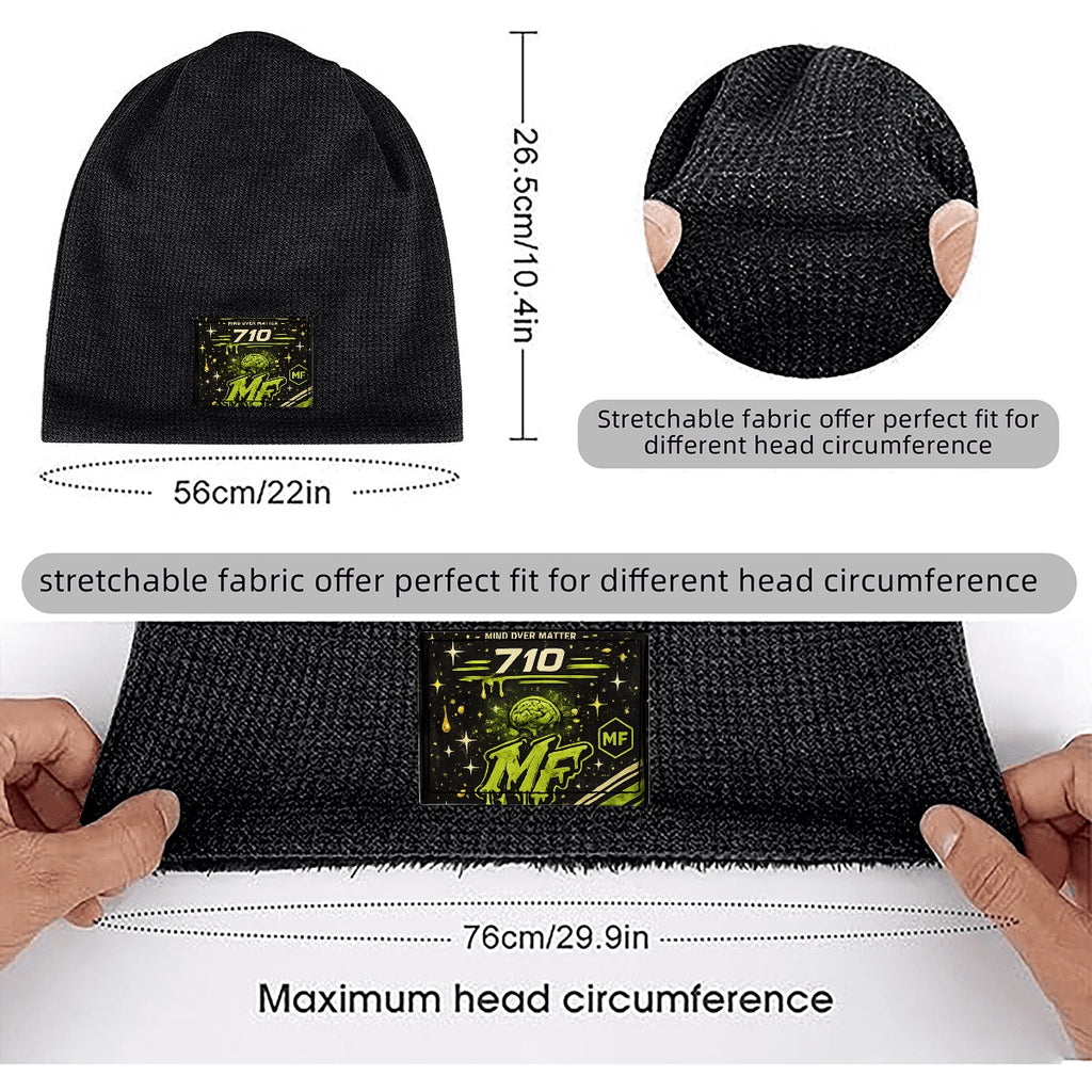 Waffle Knit Pullover Hat