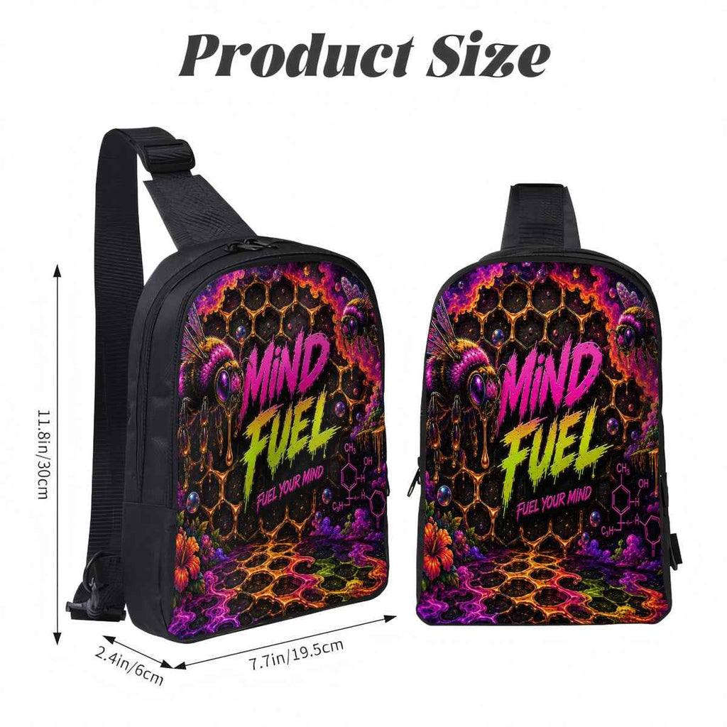 Double Layer CrossBody Bag Chest Bag