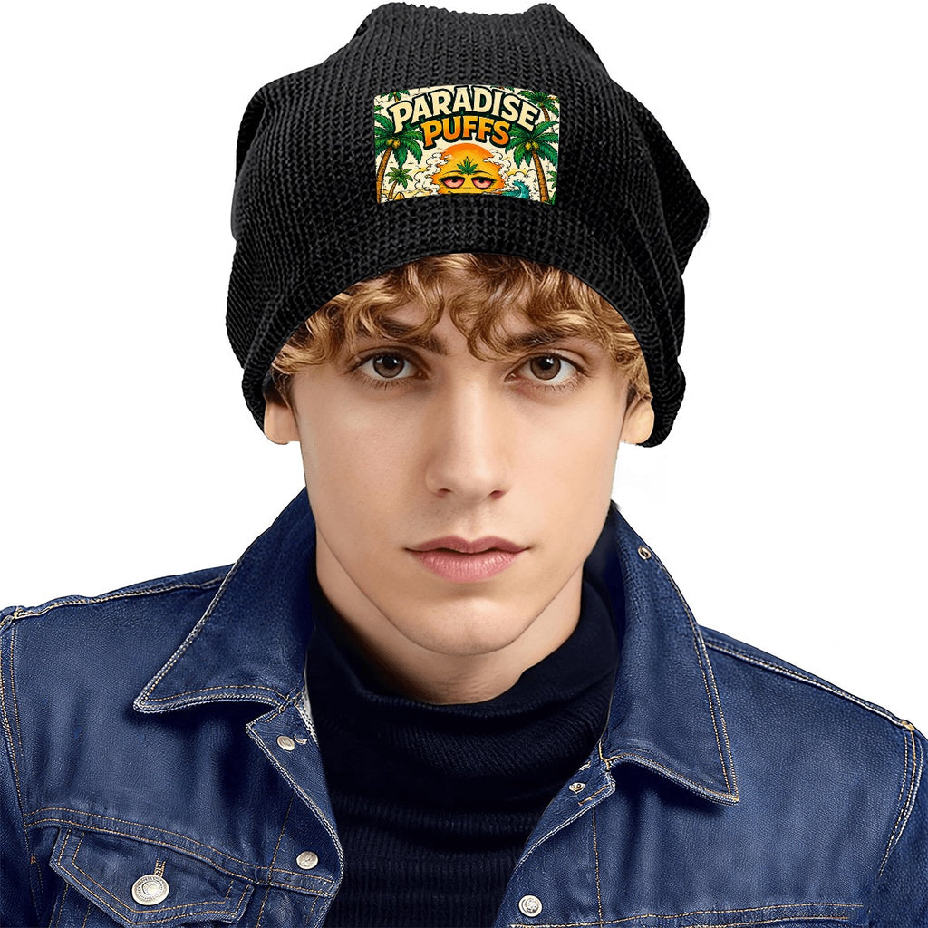 Waffle Knit Pullover Hat